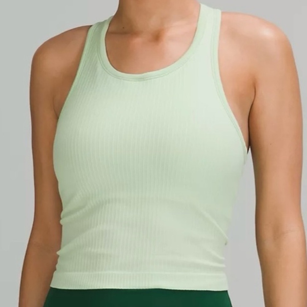 Lululemon Ebb to Street Cropped Racerback Tank Top